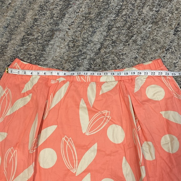 Lane Bryant floral print a line skirt with pockets size 22/24 pull on cotton - Picture 3 of 9